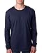 Next Level Men's Cotton Long-Sleeve Crew L MIDNIGHT NAVY
