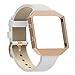 For Fitbit Blaze Bands with New Metal Frame,Austrake Replacement Leather Slim Straps with Stainless Steel Buckle for Fitbit Blaze Strap for Women Men