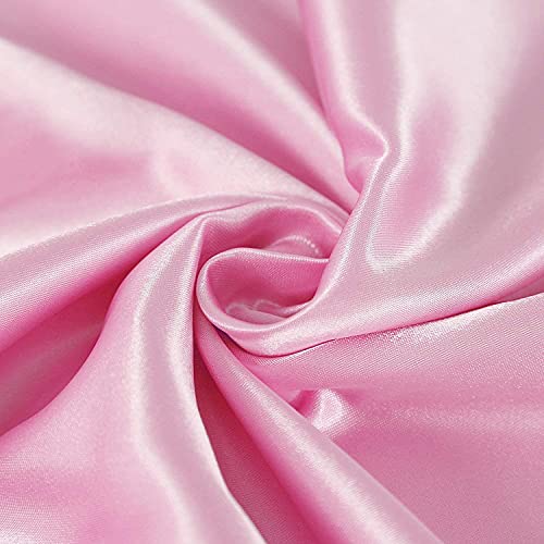 Satin Pillowcase for Hair and Skin, Besititli Super Soft Satin Silky Pink Pillowcases with Envelope Closure 20x40inchs Set of 2