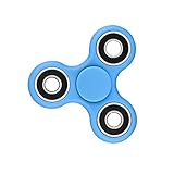 LNMBBS Hand Spinner Fidget Toy - Stress Reducer, Good for ADD, Anxiety, and Autism â€“ Tri-spinner Fidget Toy, Best Stress Relieve, Perfect for Killing Time (Blue)