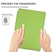 BESDATA Ultra Thin Magnetic Smart Cover [Wake/Sleep Function]& Translucent Back Case for 2014 Apple iPad Air 2 + Screen Protector + Cleaning Cloth + Stylus (Green)