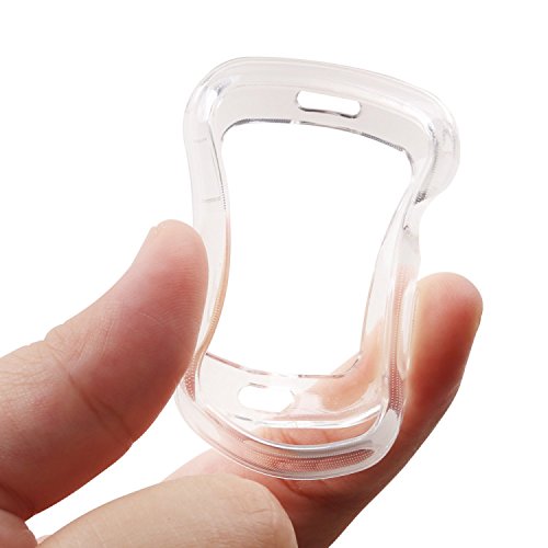 Apple Watch Case, FOLOME Plated Soft Slim TPU Protective Case Flexible Anti-Scratch Bumper Cover for iWatch Series 3 Series 2 Series 1 Watch Sticker (38mm Clear Case)