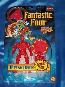 Amazing Heroes Marvel Comics Human Torch Flame-On Sparking Action