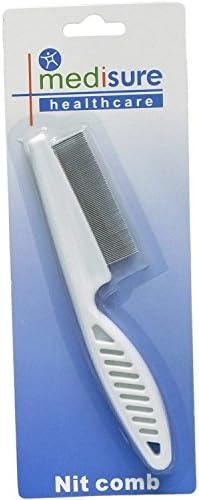 Medisure Fine-Toothed Lice & Nit Comb with Easy Grip Handle