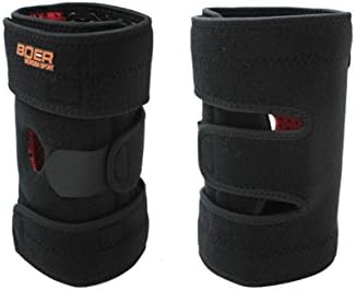 Top Pro Enduro Road Cycling Running Basketball Motocross Mountaineering Climbing Mtb Knee Brace Support Sleeve Best Relieve ACL Meniscus Tear pain LCL Arthritis MCL Tendonitis Knee Support (Black)