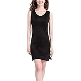 MOROUTLINE Silk Tank Nightgowns Women Pure Silk Sleepwear Sleeveless Night Shirt Soft Sleep Shirt Pajamas Dress