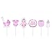Quotidian Pink Festive Decorative Paper Cupcake Toppers 4