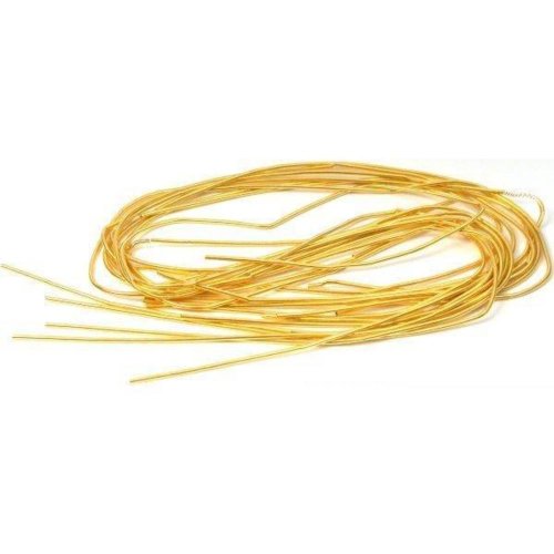 French Wire Bead Stringing Jewelry Gold Tone Medium