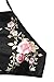 Cupshe Fashion Women's Floral Printing Halter Padding Bikini Set Beach Bathing Suit, Black (M)