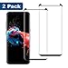 [2 Pack] Galaxy S8 Glass Screen Protector Premium 9H Hardness Anti-Scratch Full Coverage Tempered Glass Screen Protector Film for Samsung Galaxy S8-Black