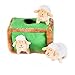 ZippyPaws Burrow Squeaky Hide and Seek Plush Dog Toy, Sheep Pen