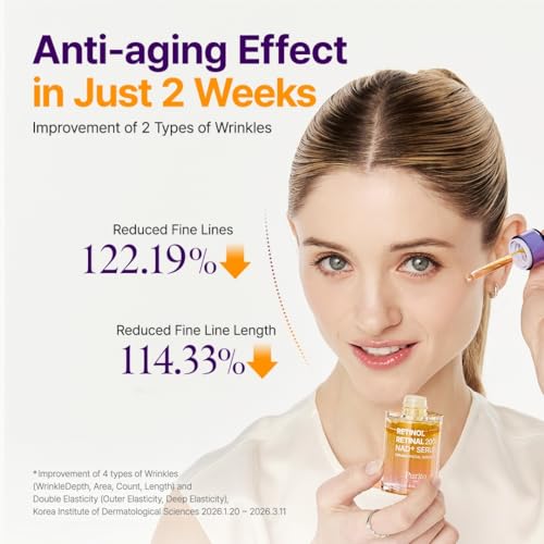 PURITO Retinol 0.1% + Retinal 0.1% Anti-Aging Facial Serum | for Wrinkles, Fine Lines & Firmer Skin | Dual Retinoids with NAD+, Improve Elasticity & Skin Texture | Korean Skincare, 30mL 1.01 fl.oz