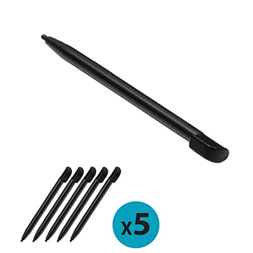 Fonem8 5 Pack Of Black Stylus Pens For Nintendo Wii U