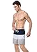YKC Men's Quick Dry Swim Trunks Color Block Beach Shorts with Mesh Liner