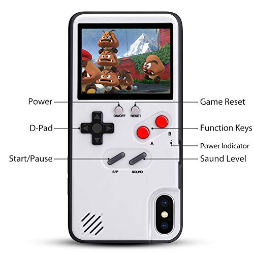 Gameboy Phone Case for iPhone, Handheld Retro Video Game Console Compatible with iPhone 11 Pro 11 X Xs 6 6s 7 8 Plus (iPhone 11, 6.1")