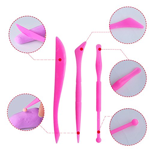 BBLIKE Air Dry Clay,Ultra Soft Polymer Clay Soft Modeling Craft Plasticine Alternative, Sculpture Tool set Modelling Moulding Tool set,24 Colours,without using oven - Thumbnail 6