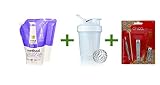 Method Laundry Detergent Refill Lavender Cedar 85 Loads 34 fl oz (1020 ml), Shaker Bottle assorted colors 20 oz + Chica Family Manicure Kit