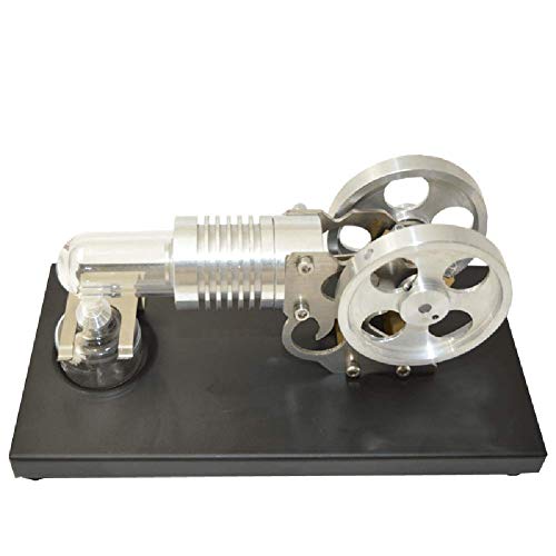 Einzylinder-Stirlingmotor, Auspuff-Stirlingmotor-Modell, Dampfmaschinen-Spielzeug, Präsentationswerkzeug für das…