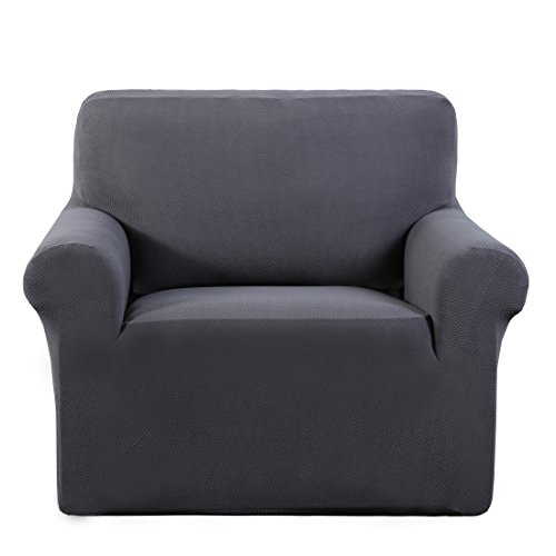 Slipcover 1-piece stretch fabric furniture protector co…