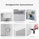 Subcold Eco50 Mini Fridge White 50L Table-Top Lock & Key 0-10°C view 6
