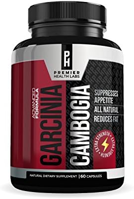 Garcinia Cambogia, Garcinia Cambogia Weight Loss, HCA Garcinia Cambogia, Pure Garcinia Cambogia Weight Loss Pills By Premier Health Labs – Suppresses Appetite and Increases Energy