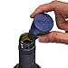 Repour Wine Saver - Wine Preserver and Stopper - Removes Harmful Oxygen from your Wine Simply and Effectively - Indigo Blue 4 Pack