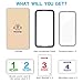 MANTO 3 Pack Screen Protector for iPhone 11 Pro, iPhone Xs, iPhone X 5.8 inch Full Coverage Tempered Glass Film Edge to Edge Protection