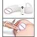 Gooooolife Clitoris Stimulation Vibrating Fingering Masturbation Device,Translucent