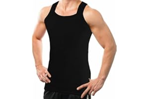 AC BASICS 2-4-6 Packs Men's G-Unit Style Cotton Tank Tops Square Cut Muscle Rib A-Shirts