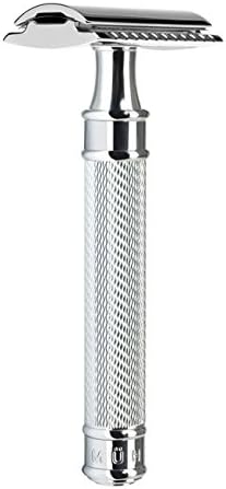 Muhle R89 Double-Edge Classic Safety Razor, Chrome Handle Grande