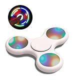 Tri-Spinner Fidget Toy Tri-Spinner Fidget Toy Fidget Spinner High Speed Lasting Rotation For Relieves Stress And Anxiety Puzzle Toy Playing In Hands (white)