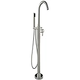 WOODBRIDGE F 0001 F0001BN Faucet, (L) 10 3/4" x (W) 6-1/4" x (H) 43-7/8, Brushed Nickel
