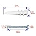 Self Drilling Drywall Plastic Anchors with Screws Kit - Wall Anchors Kit, 60 Pieces All