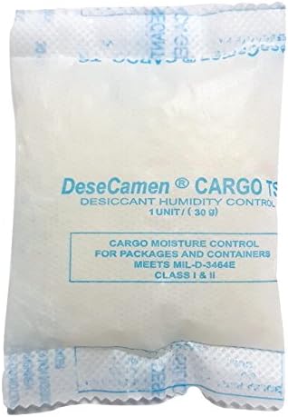 30 Gram Pem-Hi Silica Gel Desiccants Packets - 50 Packs - CAMEN