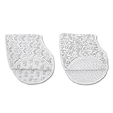 aden + anais tea collection burpy bib 2 pack, savanna animals