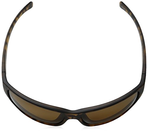 Suncloud Milestone Polarized Sunglass with Polycarbonate Lens, Matte Tortoise Frame/Brown