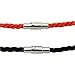 REVEW 20sets Leather Cord End Cap/Magnetic Clasp with Locking Mechanism leather rope bracelet buckle (4mm)