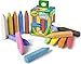 Crayola Sidewalk Chalk 16 Count and Crayola Washable Kids Paint, Classic Colors, 6 Count. Includes 5 Color Flag Set