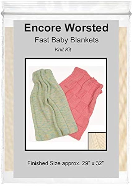 baby blanket size knit