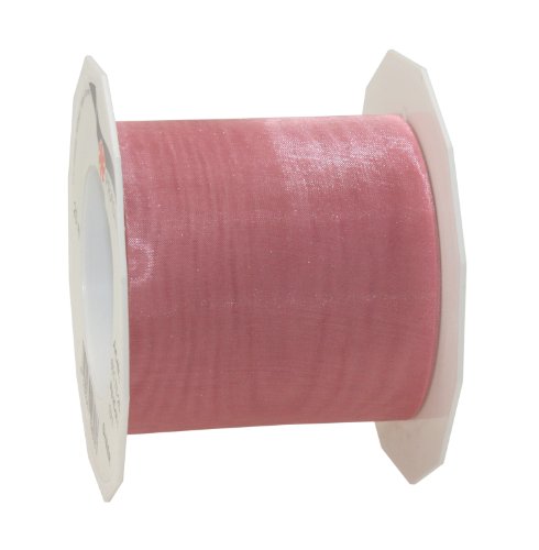 C.E. Pattberg Sheer Organza Ribbon Light Pink, 27 Yards Gift Wrap Ribbon, 2.8 inches Width, Accessories for Decoration & Handicrafts, Decoration Ribbon for Presents, for Every Occasion