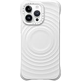 CASETiFY Ripple iPhone 13 Pro Max Case [ 2X Military Grade Drop Tested/Wave Textured/Compatible with Magsafe ] - White