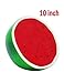 Sinofun 10 Inch Jumbo Watermelon Squishies Soft Slow Rising Squishy Pack Giant Fruit Stress Reliever Decorations Toys Party Favor for Kids/Adults