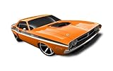 Hot Wheels - '71 Dodge Challenger (Orange) - Muscle Mania, Mopar 12 - 2/10 ~82/247 [Scale 1:64]