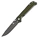 KIZER Knives Pocket Knife with Green Clip G10 Handles Material EDC Folding Knife, Begleiter V4458A2
