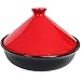 IMUSA USA GKM-61001 GK Ceramic Tagine Pot 2.1-Quart, Red