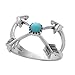 Rings,Lisingtool 7PCS/Set Bohemian Deer Turkish Midi Ring Set Steampunk Turquoise Knuckle Rings