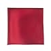 SelectedStyle 100% Pure Silk Pocket Square Solid Burgundy