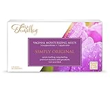 Femallay Original Personal Wellness Vitamin E Vaginal Moisturizing Suppositories with with Organic Coconut Oil + Botanical Ingredients for Sensitive Women, Box of 14 + Vaginal Applicator (Unscented)