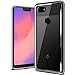 Google Pixel 3 XL Case, VRS Design [Transparent] Clear Heavy Duty Protection [Crystal Chrome] Anti-Yellowing Acryl Back TPU Bumper for Google Pixel 3 XL (2018)