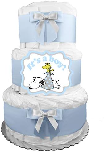 snoopy diaper cake